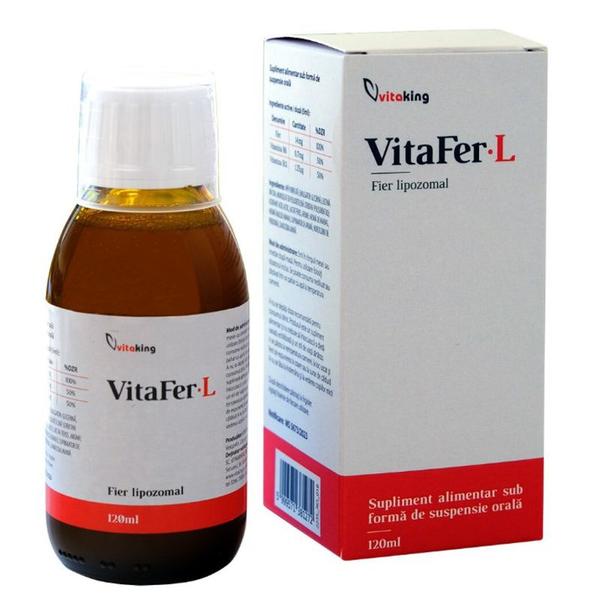 Vitafer-L Fier Lipozomal - Vitaking, 120 ml