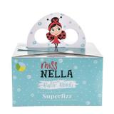 Pachet 3 bile efervescente de baie pentru copii, Miss Nella Superfizz, hipoalergenice si fara parfum, sigure si distractive