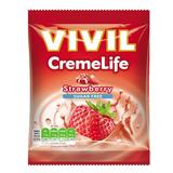 Bomboane fara Zahar cu Aroma de Capsuni - Vivil Creme Life, 60 g