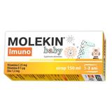 Molekin Imuno Baby, Sirop 1-3 ani, Vitamina C 25 mg, Vitamina D 5 µg, Zinc 1,5 mg - Zdrovit, 150 ml