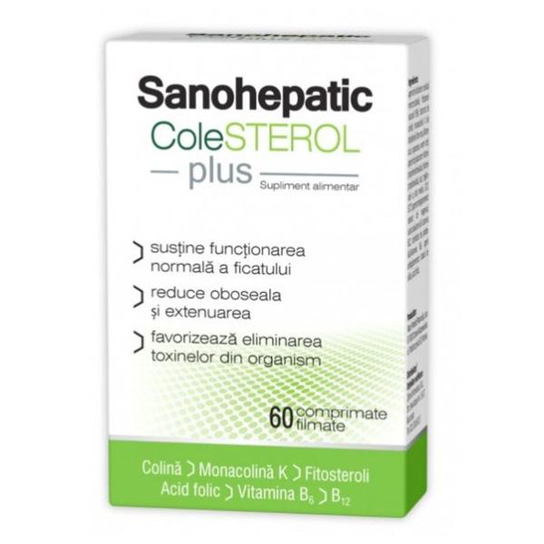 Sanohepatic Colesterol Plus - Zdrovit, 60 comprimate