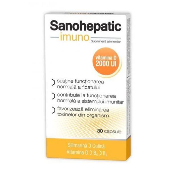 Sanohepatic Imuno Vitamina D 2000 UI - Zdrovit, 30 capsule