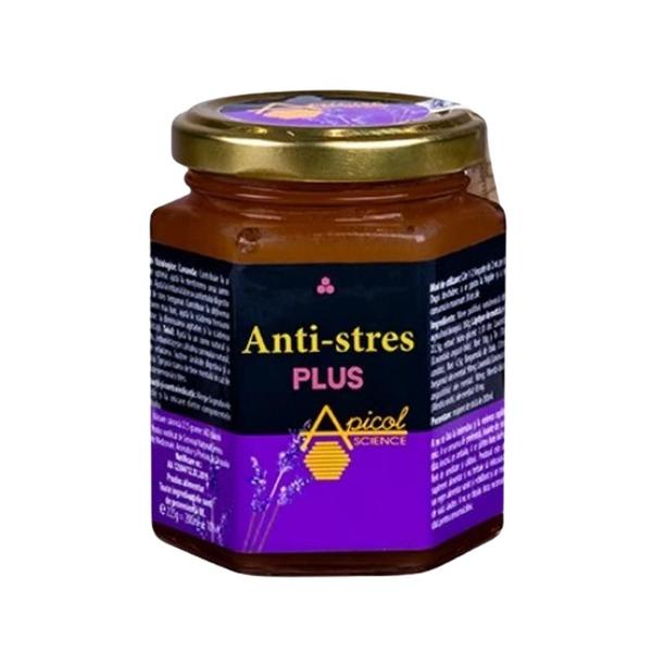 Miere de Albine Anti-Stres Plus - Apicol Science, 200 ml