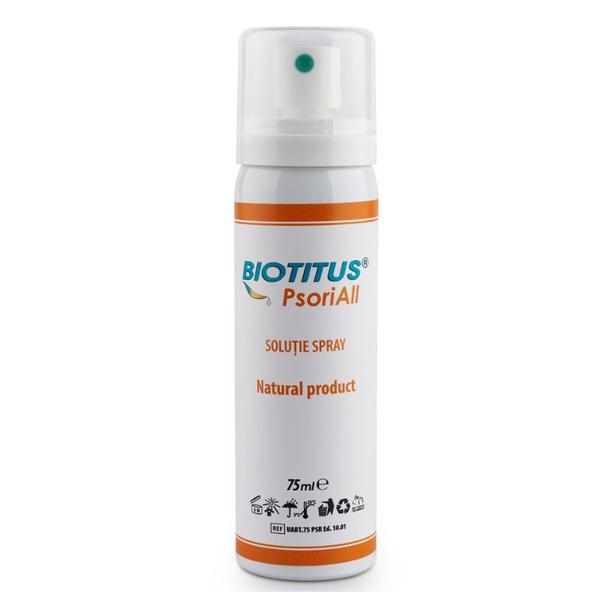 PsoriAll Solutie Spray - Biotitus Natural Product, 75 ml