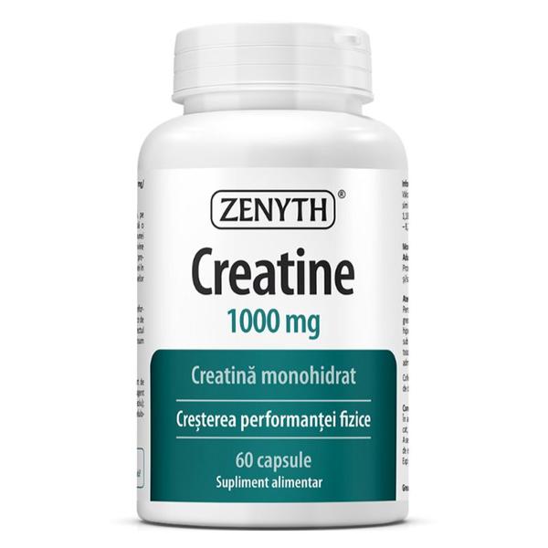 Creatina 1000 mg - Zenyth Pharmaceuticals Creatine, 60 capsule