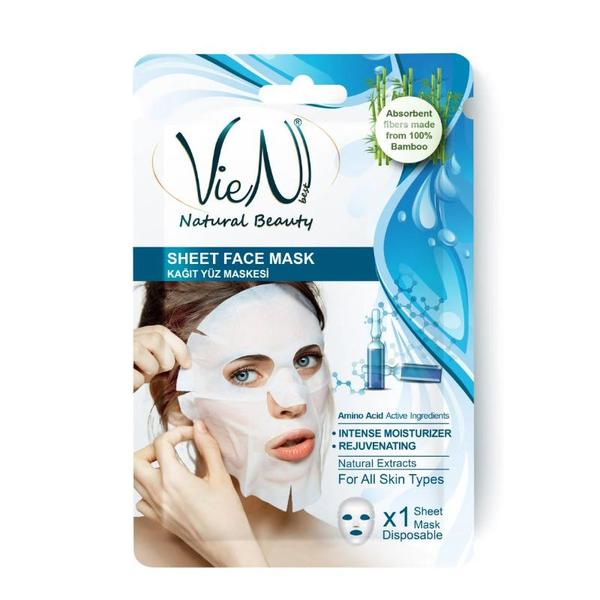 Masca Faciala Tip Servetel cu Amino Acid - Vien Natural Beauty Sheet Face Mask Amino Acid, 25 g