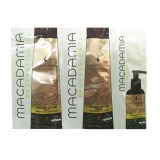 Pachet Nutritiv - Macadamia Nourishing Moisture Trio Foil Pack: sampon (10ml), balsam par (10ml) si tratament nutritiv si hidratant (5ml)