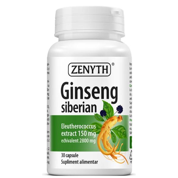 Ginseng Siberian - Zenyth Pharmaceuticals, 30 capsule