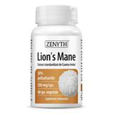 Lion's Mane, Extract De Coama Leului, 500 mg - Zenyth Pharmaceuticals, 60 capsule
