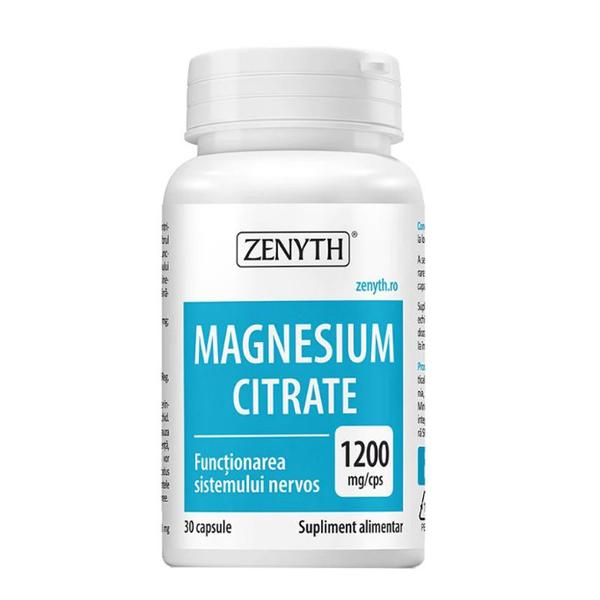 Magnesium Citrate 1200 mg - Zenyth Pharmaceuticals, 30 capsule