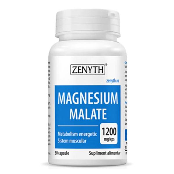 Magnesium Malate 1200 mg - Zenyth Pharmaceuticals, 30 capsule