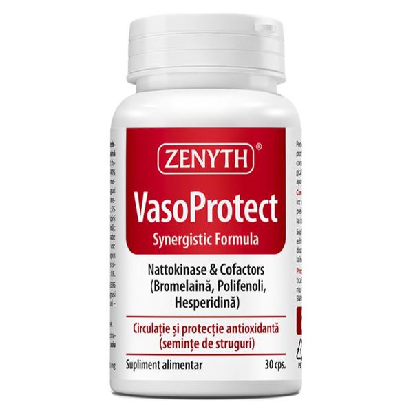 VasoProtect - Zenyth Pharmaceuticals, Nattokinase & Cofactors, 30 capsule