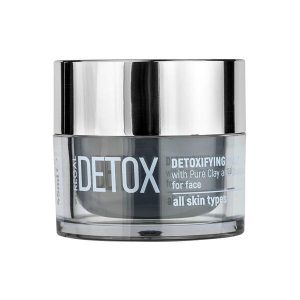 Masca detoxifianta cu carbune si argila pura Regal Detox - DX3 - Rosa Impex - 45 ml