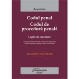 Codul penal. Codul de procedura penala. Legile de executare. Act. 3 ianuarie 2024, editura Hamangiu