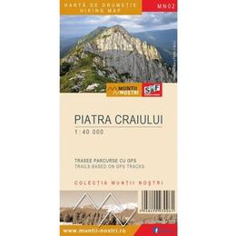 Piatra craiului - harta de drumetie, editura schubert   franzke