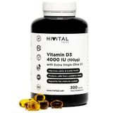 Supliment alimentar Vitamina D3 X 4000 U.i. (100μg) x 300 capsule gelatinoase