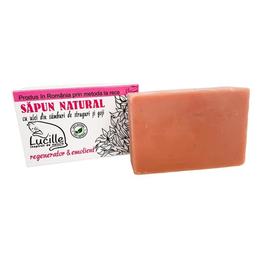 Sapun natural cu ulei din samburi de struguri si goji - regenerator   emolient, lucille, 90 g