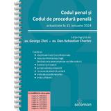 Codul penal si Codul de procedura penala Act. 15 ianuarie 2024 Ed. Spiralata, editura Solomon