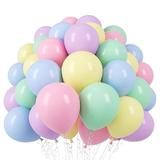 Set 100 Baloane Teno®, pentru Petreceri/Aniversari/Evenimente, o singura dimensiune, latex, multicolor pastel