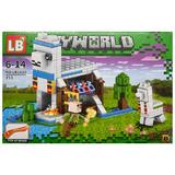 Set de constructie 4 in 1 Minecraft LB My World, 211 piese