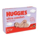 Huggies scutece copii Ultra Comfort Mega 3, unisex 5-9 kg, 78 buc