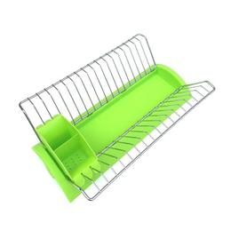 Scurgator vase cu suport tacamuri verde 41x26x12 cm - Maxdeco