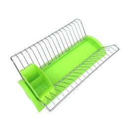 Scurgator vase cu suport tacamuri verde 41x26x12 cm - Maxdeco