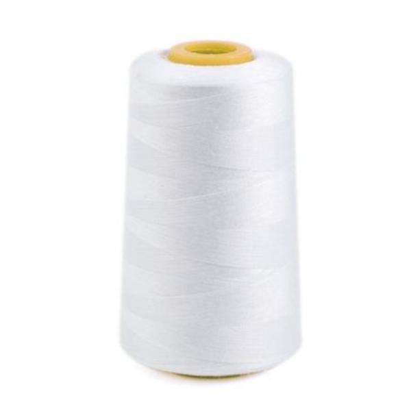 Ata de cusut 100% polyester, grosime 120, 5.000 metri, alb