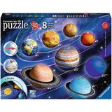 Puzzle 3D Sistemul Solar, 27/54/72/108 Piese - Ravensburger