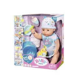 Baby born - bebelus baiat interactiv cu corp moale - zapf