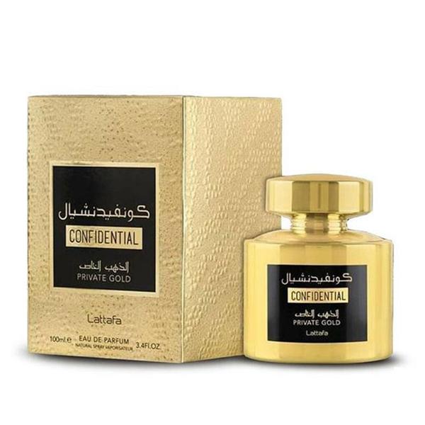 Apa de Parfum pentru Femei - Lattafa Perfumes EDP Confidential Private Gold, 100 ml image5