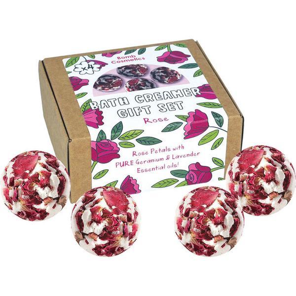 Set cadou Rose Bath Creamer 4 produse, Bomb Cosmetics 4x120 g