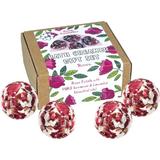 Set cadou Rose Bath Creamer 4 produse, Bomb Cosmetics 4x120 g