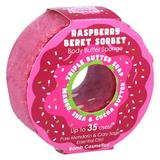 Sapun exfoliant cu burete Raspberry Beret Donut Body Buffer, Bomb Cosmetics, 200 g