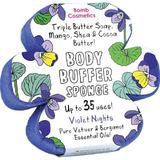 Sapun exfoliant cu burete Violet Nights Body Buffer, Bomb Cosmetics, 200 g