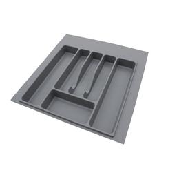 Suport organizare tacamuri, gri, pentru latime corp 550 mm, montabil in sertar bucatarie - maxdeco