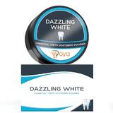 Pudra Organica de Carbune Activ pentru Albirea Dintilor - Woya Dazzling White 50 g