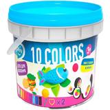 Set Plastilina 10 Culori pentru Baieti Lovin