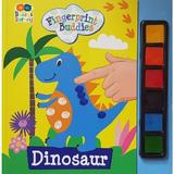 Carticica de colorat si pictat cu degetul. Dinozaur, editura Buddy And Barney