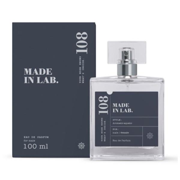 Apa de Parfum pentru Barbati - Made in Lab EDP No.108, 100 ml