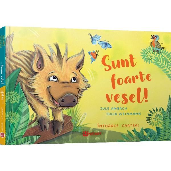 Sunt foarte vesel! Sunt in toane rele!. Intoarce cartea - Jule Ambach, Julia Weinmann, editura Unicart