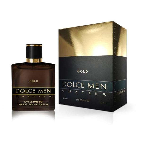 Apa de Parfum pentru Barbati - Chatler EDP Dolce Men Gold, 100 ml