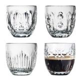 Set pahare pentru espresso La Rochére 4 piese, sticla foarte rezistenta, 4 x 90 ml