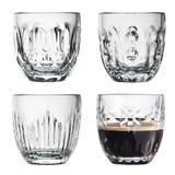 Set pahare pentru espresso La Rochére 4 piese, sticla foarte rezistenta, 4 x 90 ml