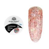 Gel luminiscent Luminous Glitter Gel cu sclipici hexagon, 06, 5g