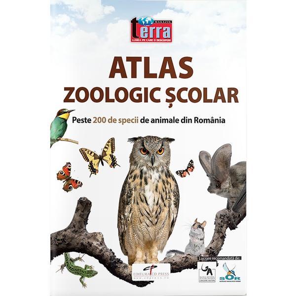Atlas zoologic scolar, editura Cd Press