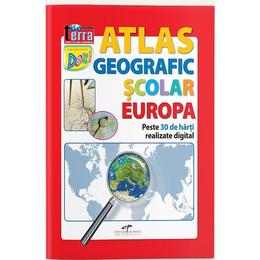 Atlas geografic scolar: Europa, editura Cd Press