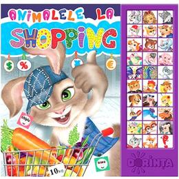 Animalele la shopping (carte cu sunete) - Inesa Tautu, Tatiana Varvariuc, editura Dorinta