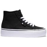 Pantofi sport femei DC Shoes Manual Hi Platform High-Top Shoes ADJS300296-BKW, 36, Negru