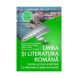Limba romana - Clasa 5 - Manual (Limba maghiara) + CD - Maxim Andreia-Nicoleta, editura Corint